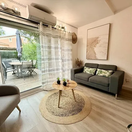Appartement Maison Du Cap Jacuzzi Wifi Clim Parking Court De Tennis à 100m Agde